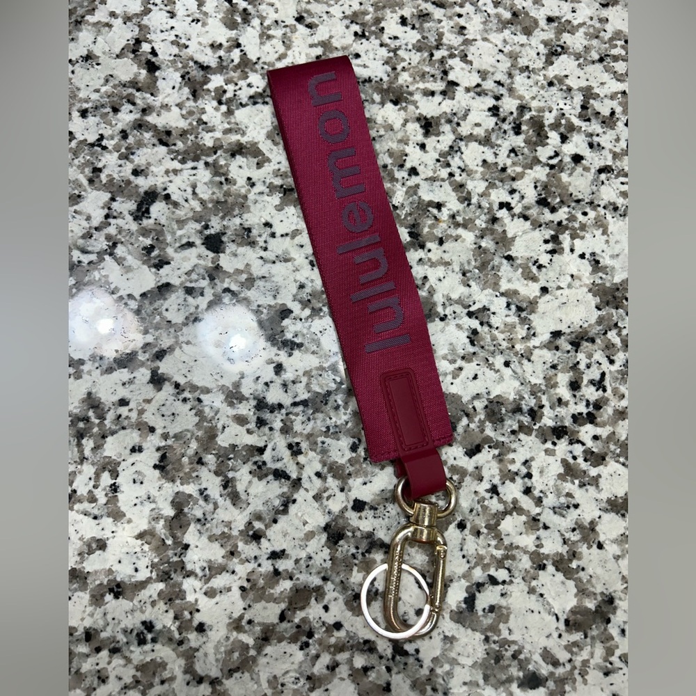 Lululemon Never Lost Keychain